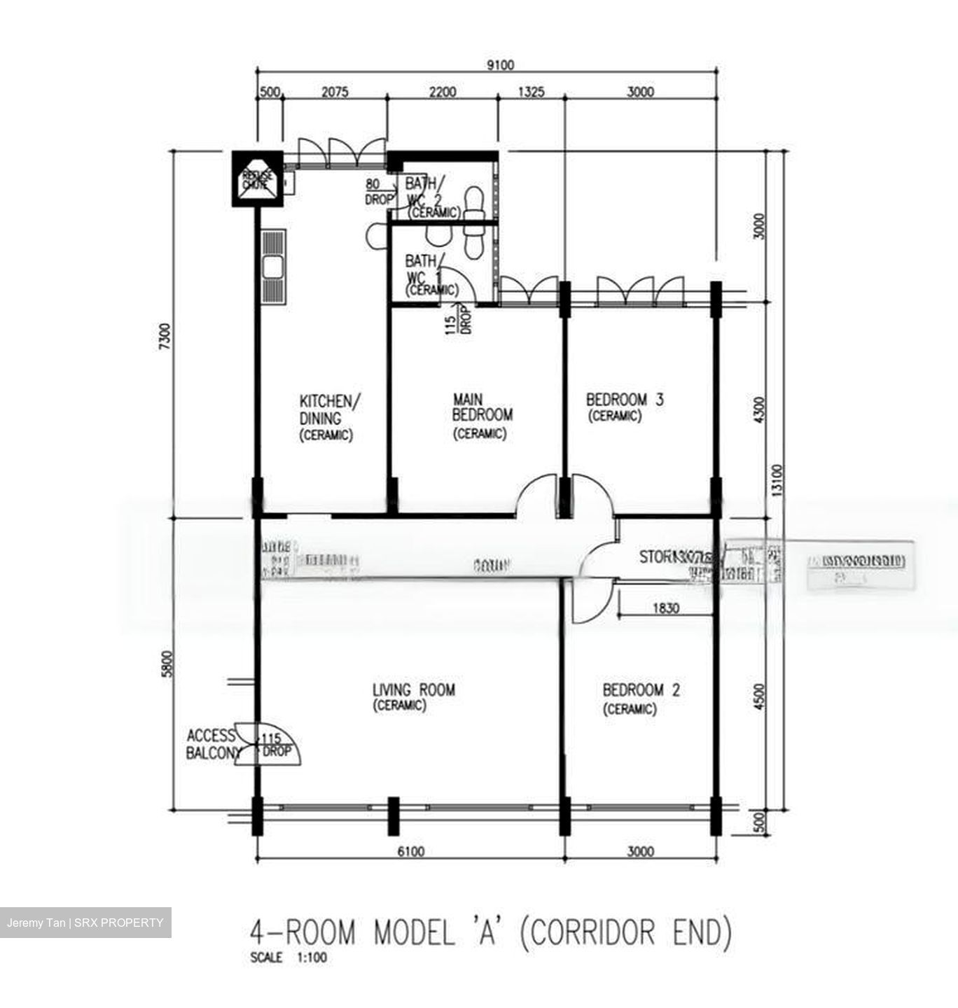 Blk 407 Yishun Avenue 6 (Yishun), HDB 4 Rooms #484936981
